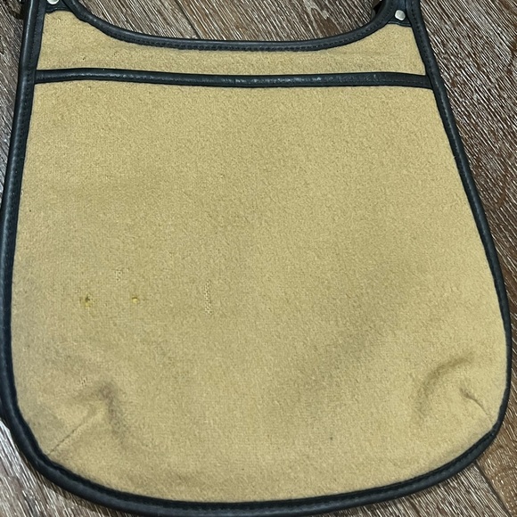 Coach wool crossbody bag tan and black - Picture 10 of 11